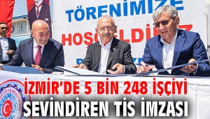 İzmir’de 5 bin 248 işçiyi sevindiren TİS imzası