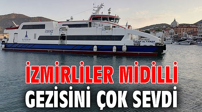 İzmirliler Midilli gezisini çok sevdi
