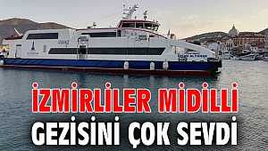 İzmirliler Midilli gezisini çok sevdi