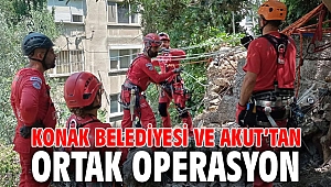 Konak Belediyesi ve AKUT’tan ortak operasyon