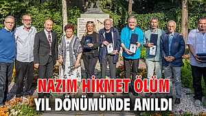 Nazım Hikmet ölüm yıl dönümünde anıldı
