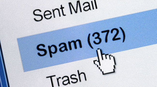 Spam e-postalarını ayıklamak zaman kaybı!