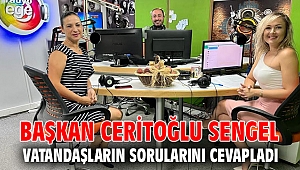 BAŞKAN CERİTOĞLU SENGEL VATANDAŞLARIN SORULARINI CEVAPLADI