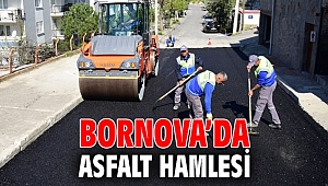 Bornova’da asfalt hamlesi
