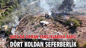 Buca’da orman yangınlarına karşı dört koldan seferberlik