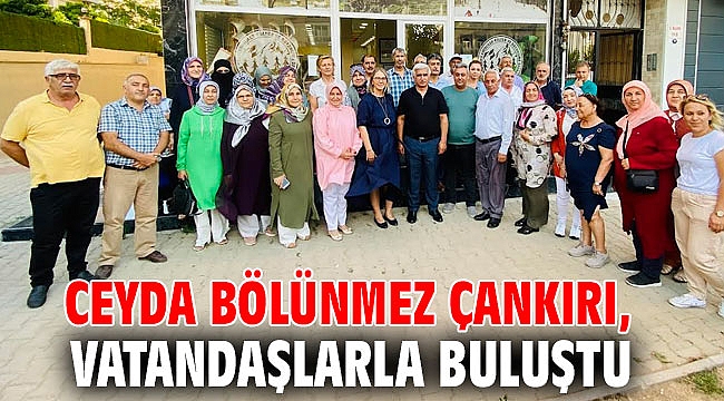 Ceyda Bölünmez Çankırı, vatandaşlarla buluştu