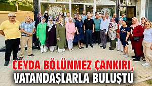 Ceyda Bölünmez Çankırı, vatandaşlarla buluştu
