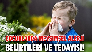 Çocuklarda mevsimsel alerji belirtileri ve tedavisi! 