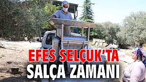  EFES SELÇUK’TA SALÇA ZAMANI