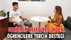 Gaziemir Belediyesi’nden öğrencilere tercih desteği