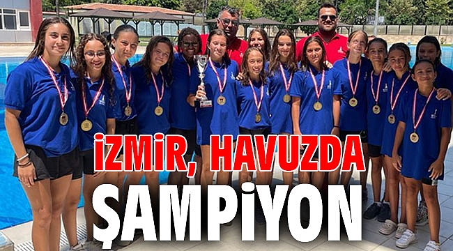 İzmir, havuzda şampiyon