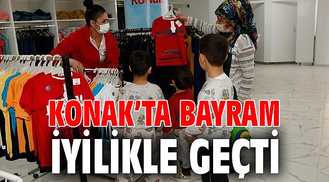 Konak’ta bayram iyilikle geçti