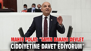 Mahir Polat: “Sayın Bakanı devlet ciddiyetine davet ediyorum”