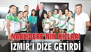 NARLIDERE’NİN KIZLARI İZMİR’İ DİZE GETİRDİ