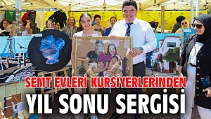 Semt Evleri kursiyerlerinden yıl sonu sergisi