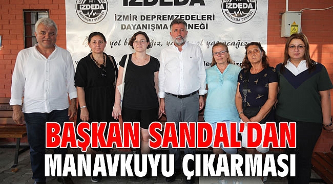 Başkan Sandal’dan Manavkuyu çıkarması