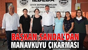 Başkan Sandal’dan Manavkuyu çıkarması