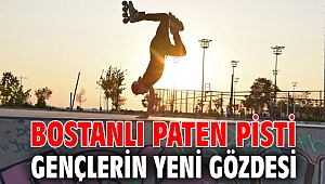 Bostanlı Paten Pisti gençlerin yeni gözdesi