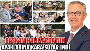Başkan Halil Arda'nın Ayaklarına Kara Sular İndi 
