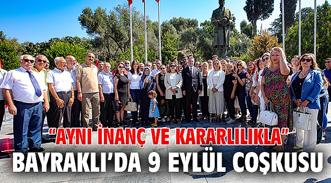 Bayraklı’da 9 Eylül coşkusu