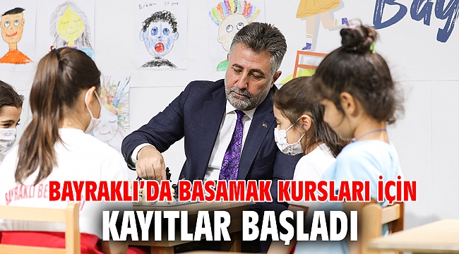 Bayraklı’da BASAMAK kursları için kayıtlar başladı