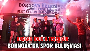 Bornova’da spor buluşması