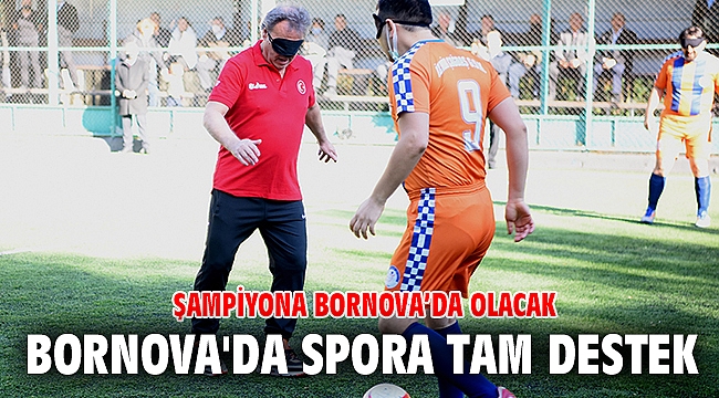 Bornova'da spora tam destek