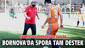 Bornova'da spora tam destek