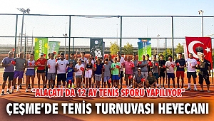 Çeşme’de Tenis Turnuvası Heyecanı