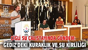Çiğli Su Çalıştayında Gündem: Gediz'deki Kuraklık ve Su Kirliliği