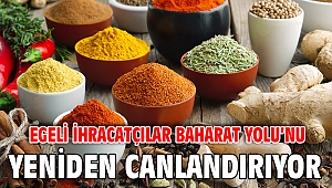 Egeli ihracatçılar Baharat Yolu'nu yeniden canlandırıyor