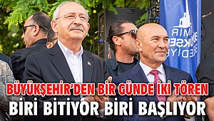 İzmir Büyükşehir Belediyesi'nden bir günde iki tören