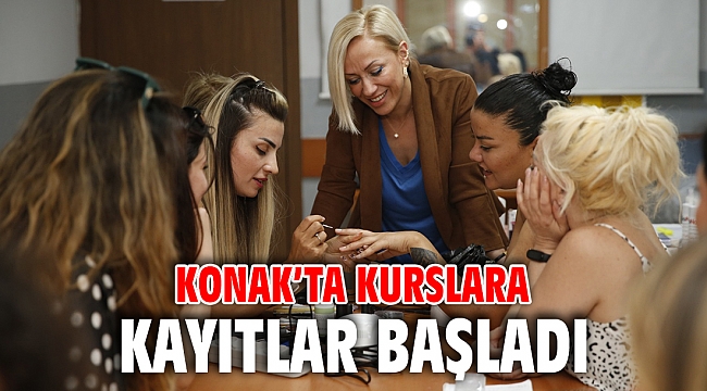 Konak’ta kurslara kayıtlar başladı