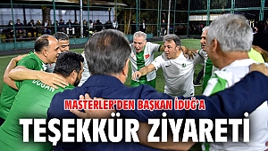 Masterler’den Başkan İduğ’a teşekkür ziyareti