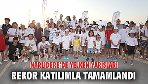 NARLIDERE'DE YELKEN YARIŞLARI REKOR KATILIMLA TAMAMLANDI