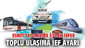Toplu ulaşıma İEF ayarı