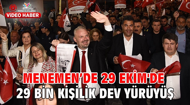 29 Ekim'de 29 bin kişilik dev yürüyüş