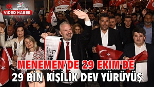 29 Ekim'de 29 bin kişilik dev yürüyüş