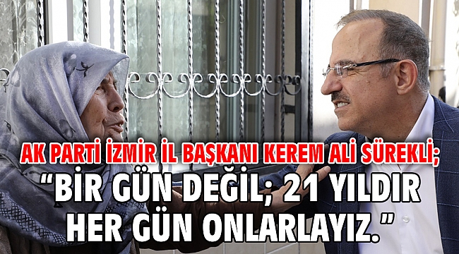AK Parti İzmir’den ‘30 İlçe Eş Zamanlı programda engelli ve yaşlılara öncelik