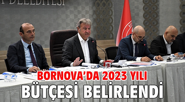 Bornova’da 2023 yılı bütçesi belirlendi