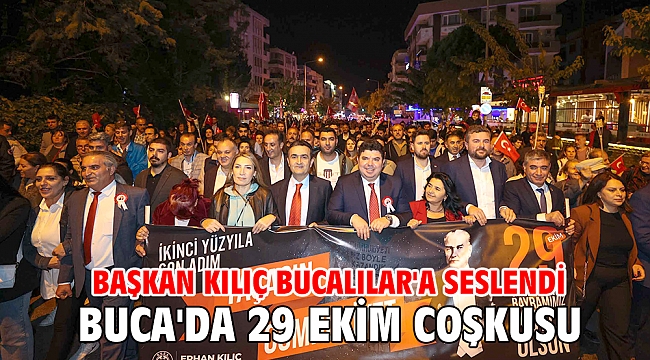Buca'da 29 Ekim coşkusu