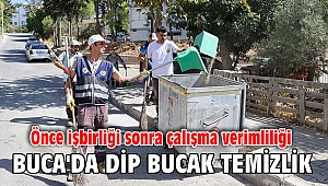 Buca'da dip bucak temizlik