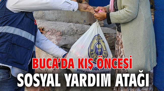 Buca’da kış öncesi sosyal yardım atağı