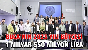 Buca’nın 2023 yılı bütçesi 1 milyar 550 milyon lira