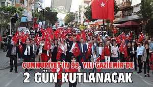 Cumhuriyet’in 99. yılı Gaziemir’de 2 gün kutlanacak
