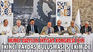 İkinci Yüzyılın İktisat Kongresi için ikinci paydaş buluşması 5 Ekim’de