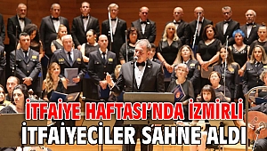 İtfaiye Haftası’nda İzmirli itfaiyeciler sahne aldı