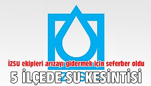 İZSU ekipleri kuzey hattındaki arızayı gidermek için seferber oldu