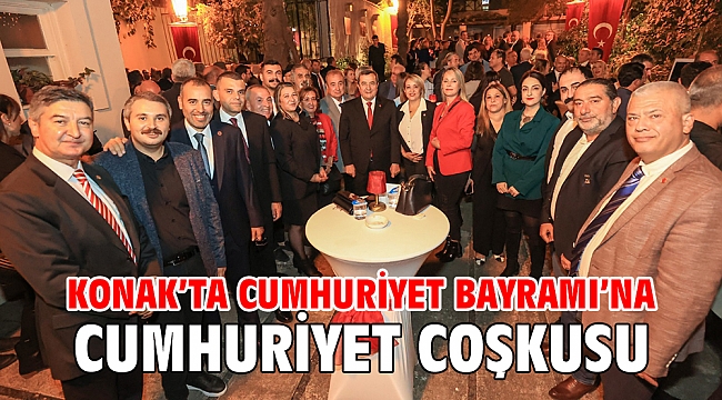 Konak’ta Cumhuriyet Bayramı’na coşkulu kutlama