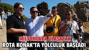 Rota Konak'ta yolculuk başladı